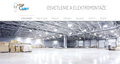 Desktop Screenshot of ledandlight.sk